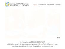 Tablet Screenshot of agirpourlesenfants.org
